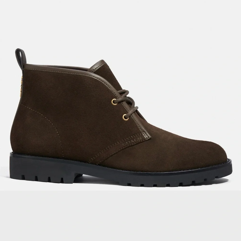 Coach Desert Boots, a chukka-style ankle boot crafted from suede 9 NWT